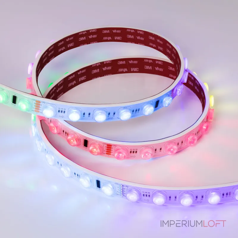 Arlight Лента герметичная DMX-FLT-PS-S36-23mm 24В RGB-PX6 20 В/м IP67 30deg 5м 038297
