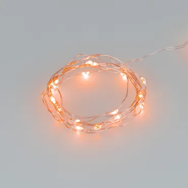 Arlight Светодиодная гирлянда ARD-DEW-HOME-2000-CLEAR-20LED-STD Orange 3В Battery Pack Ardecoled IP20 048702