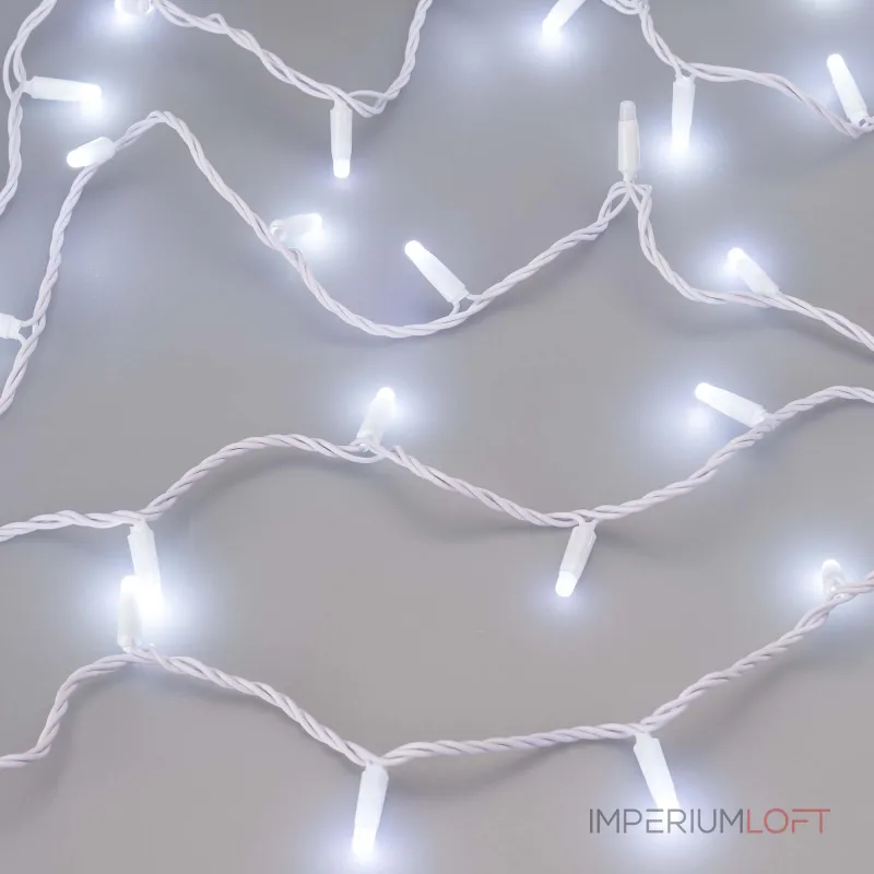 Arlight Светодиодная гирлянда ARD-STRING-CLASSIC-10000-WHITE-100LED-MILK-FLASH White 230В 7Вт Ardecoled IP65 031203