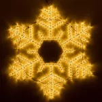 Arlight Фигура ARD-SNOWFLAKE-M10-1000x900-576LED Warm 230В 35Вт Ardecoled IP65 034259