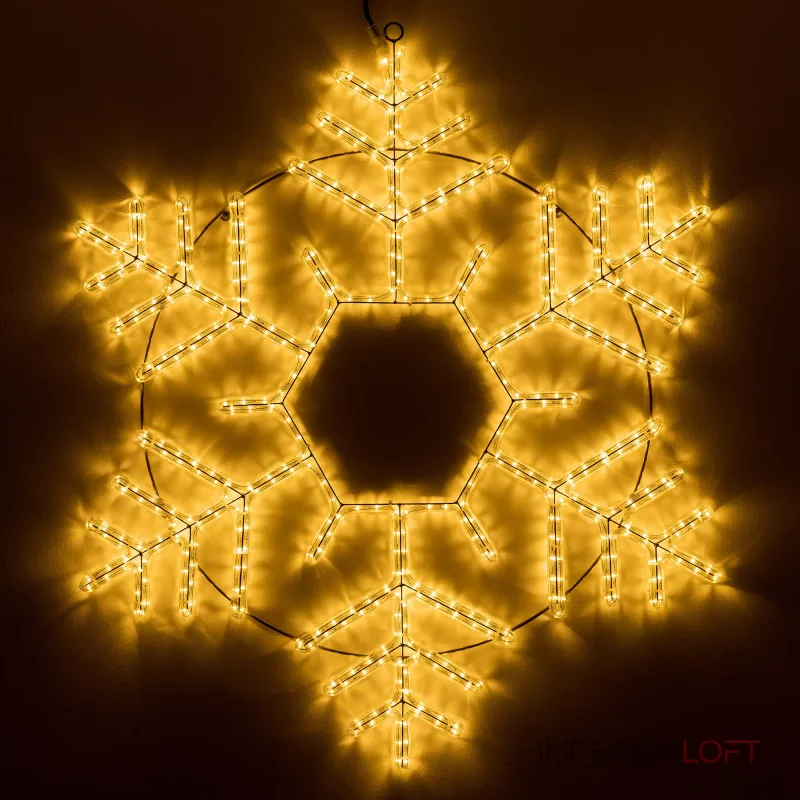 Arlight Фигура ARD-SNOWFLAKE-M10-1000x900-576LED Warm 230В 35Вт Ardecoled IP65 034259