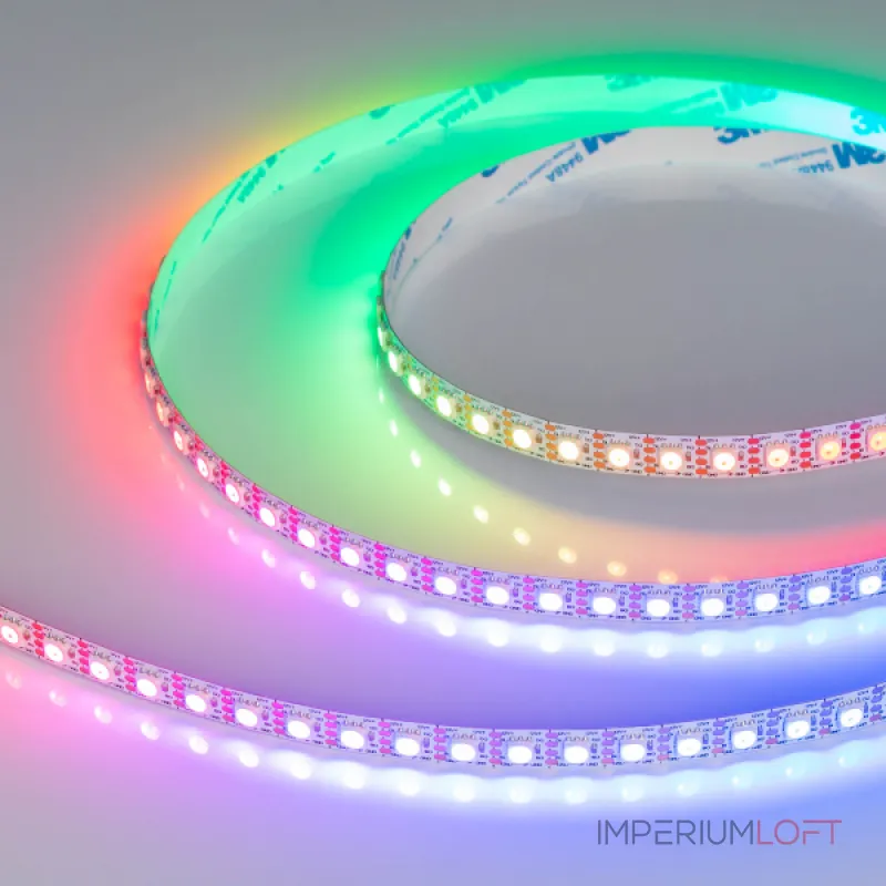 Arlight Лента SPI-B96-10mm 12В RGB-PX1-BPT 13 В/м IP20 5060 5м 037868