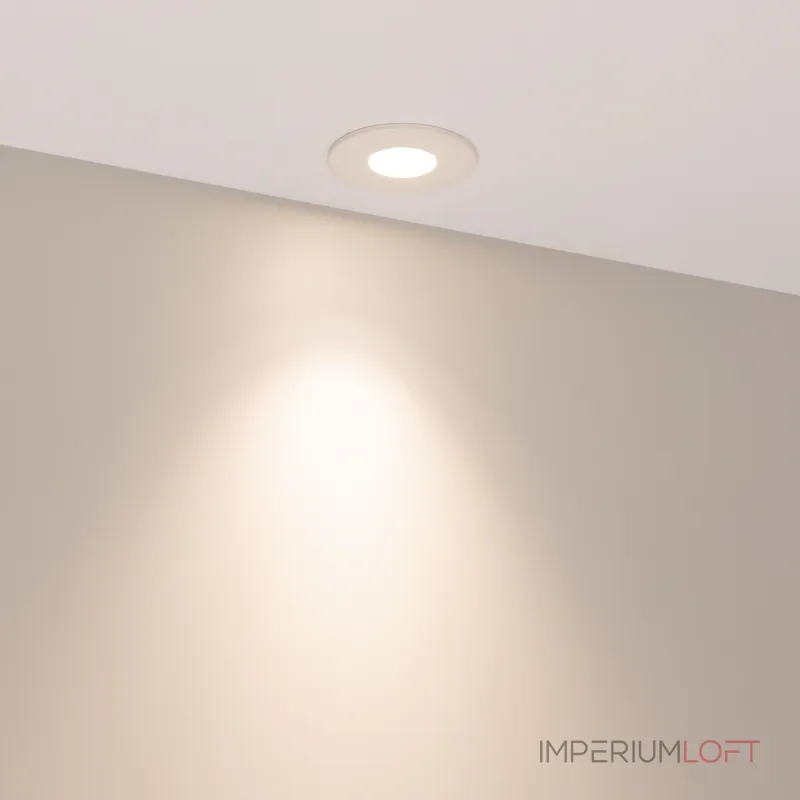 Arlight Светильник MS-GLORY-BUILT-R54-5Вт Warm3000 WH 60 deg 230В IP54 047287