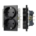 Механизм электрической розетки SCT-MEUD-PL-BK 250В 16A Arlight 043765