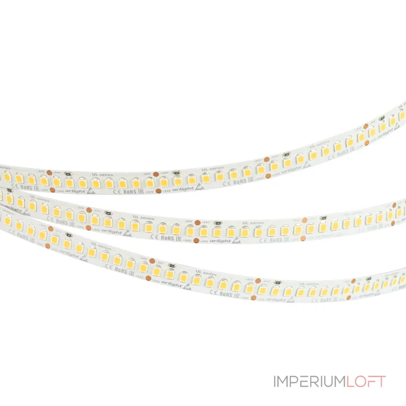 Arlight Лента UL-A200-10mm 24В Warm3000 20 В/м IP20 2835 5м 037224 Arlight Лента UL-A200-10mm 24В Warm3000 20 В/м IP20 2835 5м 037224