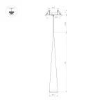 Arlight Светильник SP-STIRIA-L400-R57-5Вт Warm2700 BK 36 deg 230В IP20 054437