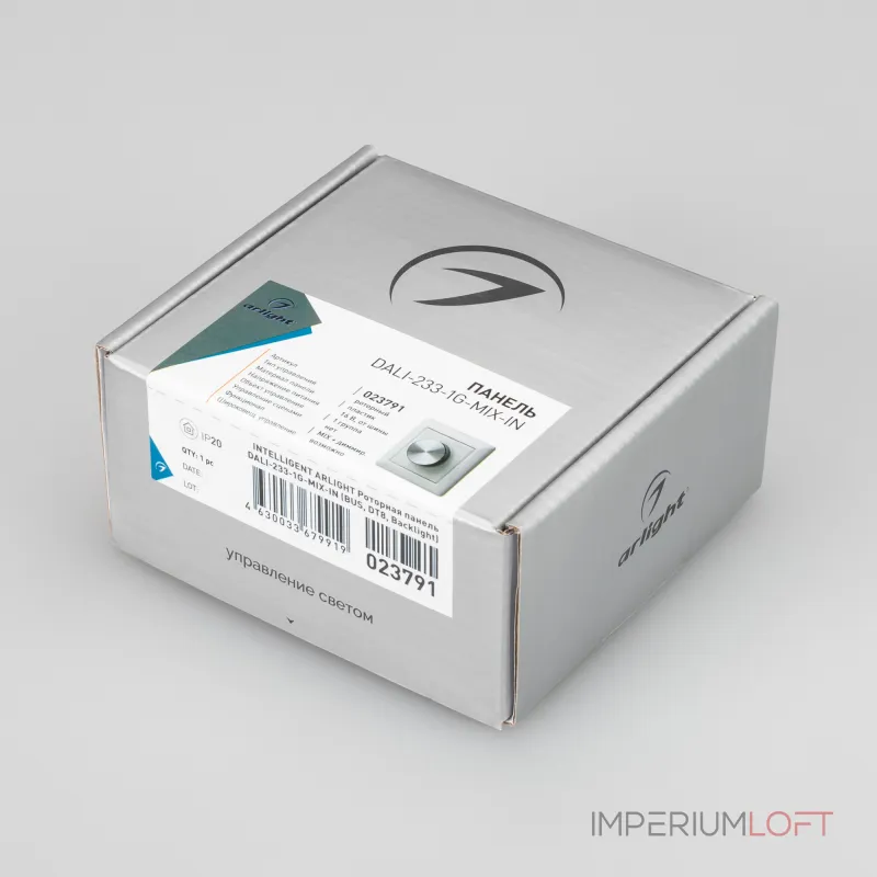 Arlight INTELLIGENT Роторная панель DALI-233-1G-MIX-IN BUS DT8 Backlight 023791 Arlight INTELLIGENT Роторная панель DALI-233-1G-MIX-IN BUS DT8 Backlight 023791