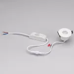 Arlight Светильник MS-GLORY-BUILT-R54-5Вт Warm3000 WH 60 deg 230В IP54 047287