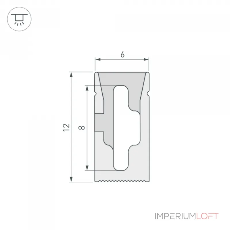 Arlight Силиконовый профиль WPH-FLEX-0612-SIDE-S8-5м WHITE Силикон 040264 Arlight Силиконовый профиль WPH-FLEX-0612-SIDE-S8-5м WHITE Силикон 040264