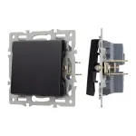 Arlight Механизм выключателя одноклавишный непроходной SWT-MK01-PL-BK 250В 16A 043711