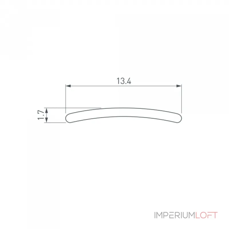 Arlight Экран матовый СТ для профиля T 016955(1)
