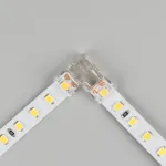 Arlight Коннектор угловой FIX-MONO-8mm-2pin-STS Прозрачный 047195