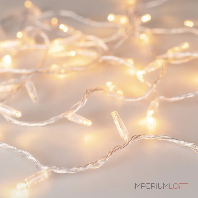 Arlight Светодиодная гирлянда ARD-STRING-CLASSIC-1000-CLEAR-100LED-PULSE Warm 230В 7Вт Ardecoled IP65 031637