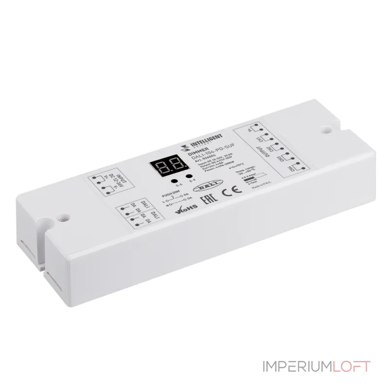 Arlight INTELLIGENT Диммер DALI-104-PD-SUF 12-36В 4х8А INTELLIGENT IP20 026504