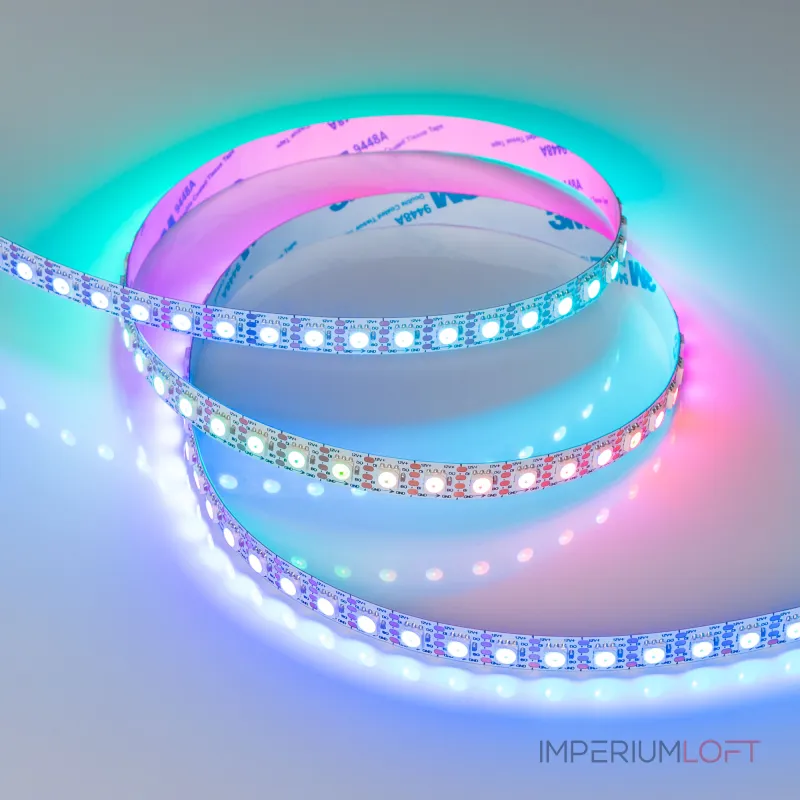 Arlight Лента SPI-B96-10mm 12В RGB-PX1-BPT 13 В/м IP20 5060 5м 037868