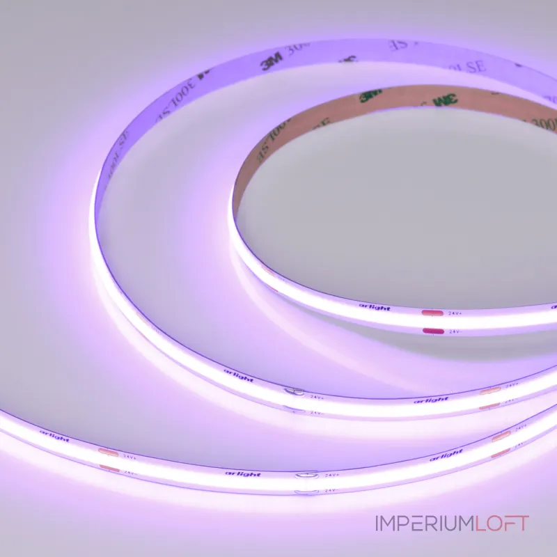 Лента COB-X480-8mm 24В Violet 8 В/м IP20 5м Arlight 047745 Лента COB-X480-8mm 24В Violet 8 В/м IP20 5м Arlight 047745