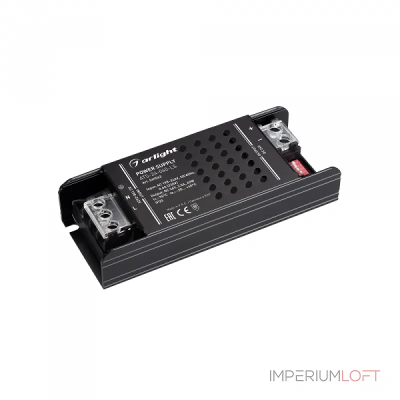 Arlight Блок питания ATS-24-060-LS 24В 2.5A 60Вт IP20 Сетка 049062
