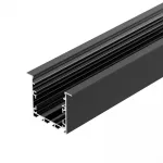 Arlight Профиль LINIA49-F-S-2000 BLACK Алюминий 041873