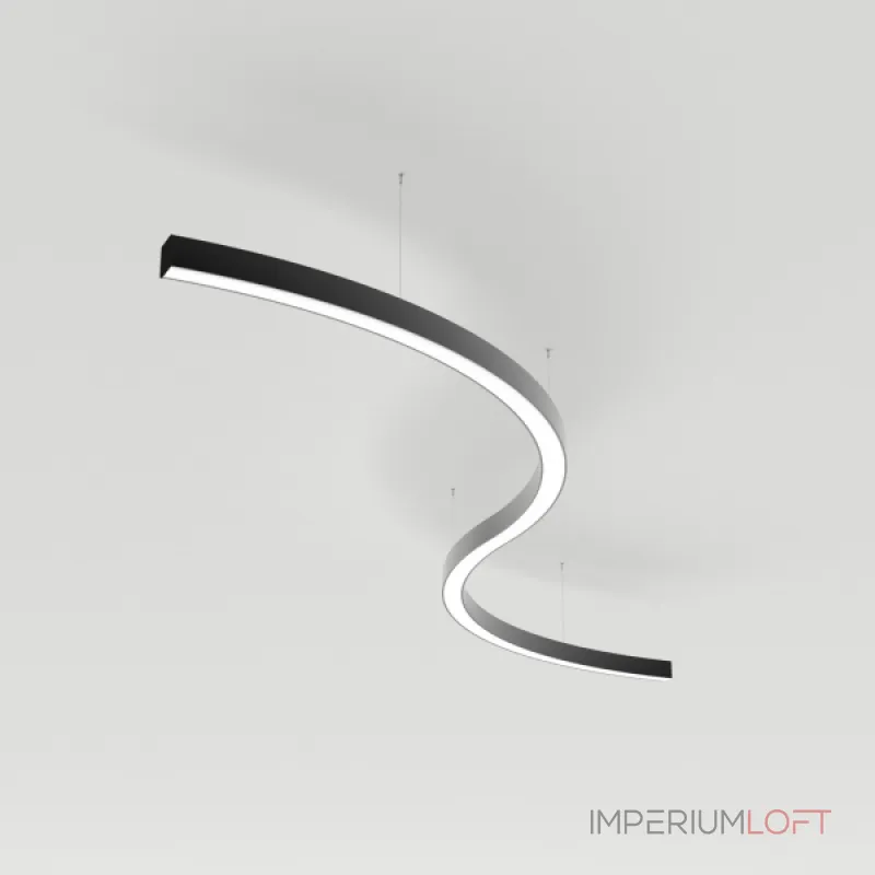 Arlight Светильник SP-LINE-HANG ARC-S3535-D1500-124Вт Day4000 BLACK 230В Металл 034057(1)