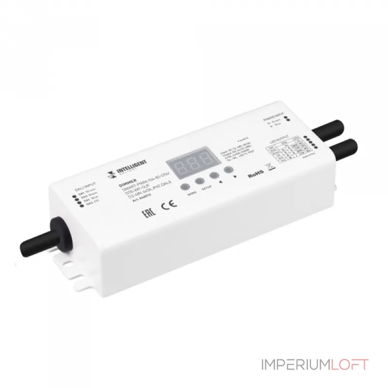 Arlight INTELLIGENT ARLIGHT Диммер SMART-PWM-104-82-DT6/DT8-WP-SUF 12-48В 4x5A IP67 DALI IARL IP20 046513