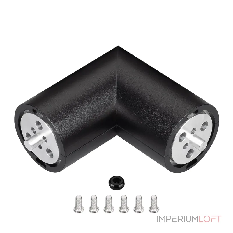 Соединитель профиля ROUND-D36-360-90 BLACK Arlight Алюминий 050543 Соединитель профиля ROUND-D36-360-90 BLACK Arlight Алюминий 050543
