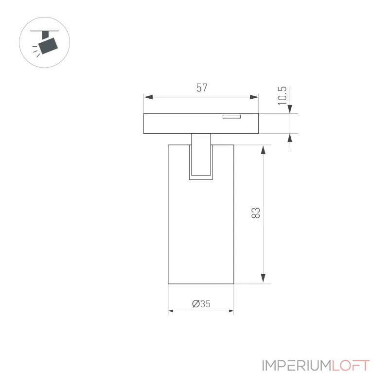 Светильник MAG-MICROCOSM-SPOT-R35-5Вт Warm3000 BK 36 deg 24В Arlight IP20 043252 Светильник MAG-MICROCOSM-SPOT-R35-5Вт Warm3000 BK 36 deg 24В Arlight IP20 043252