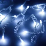Arlight Светодиодная гирлянда ARD-STRING-HOME-5000-CLEAR-50LED-FLASH WHITE 230В 3.5Вт Ardecoled IP20 025752