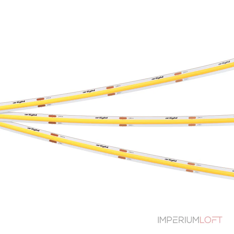 Лента COB-X480-8mm 24В Gold 8 В/м IP20 5м Arlight 047746