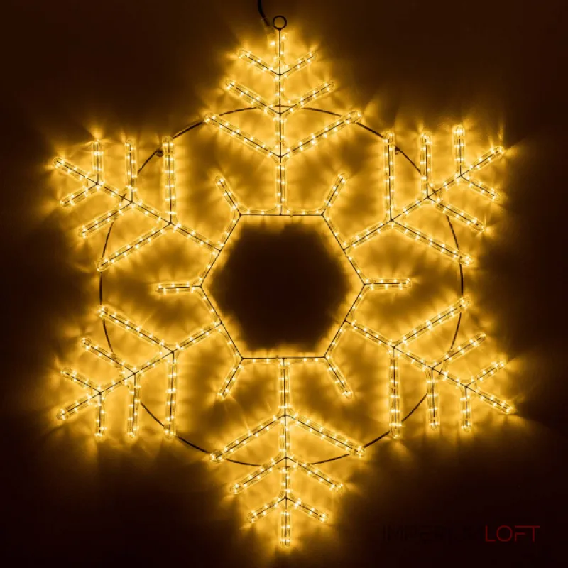 Arlight Фигура ARD-SNOWFLAKE-M10-1000x900-576LED Warm 230В 35Вт Ardecoled IP65 034259