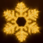 Arlight Фигура ARD-SNOWFLAKE-M10-1000x900-576LED Warm 230В 35Вт Ardecoled IP65 034259