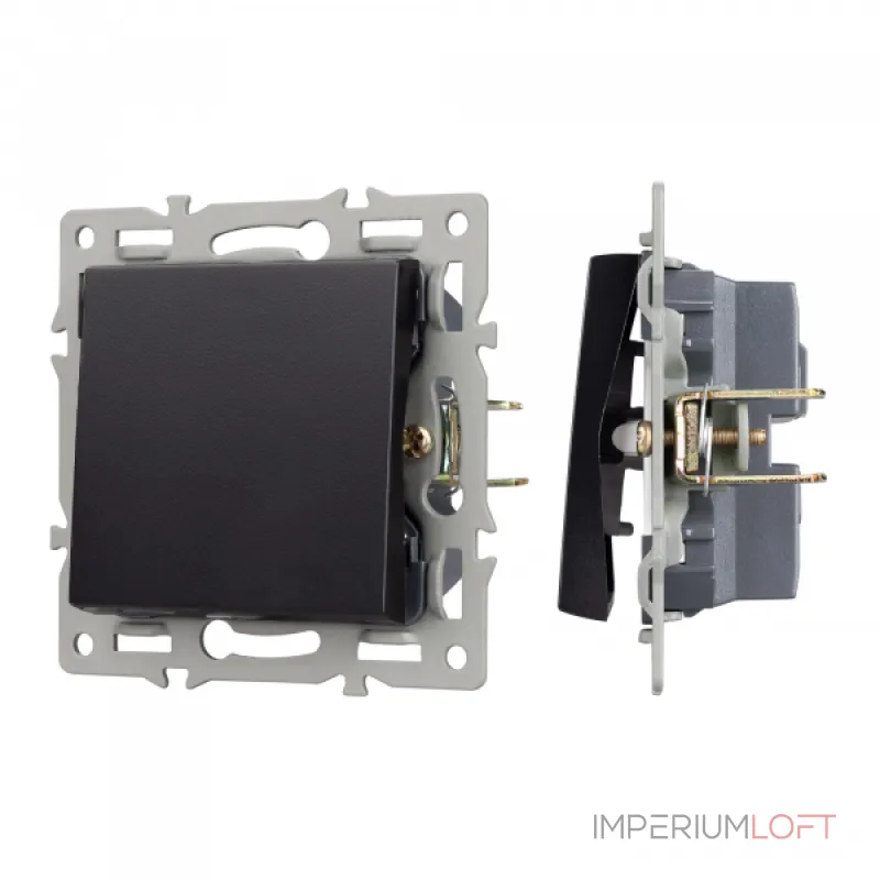 Arlight Механизм выключателя одноклавишный непроходной SWT-MK01-PL-BK 250В 16A 043711