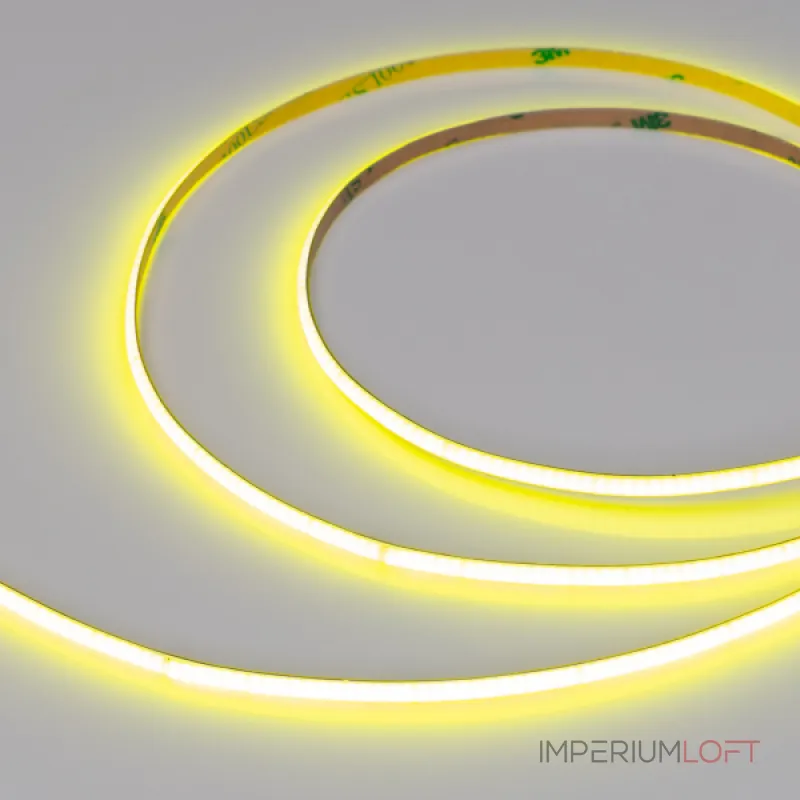 Лента COB-X480-4mm 24В Yellow Volt 4 В/м IP20 5м Arlight 046916