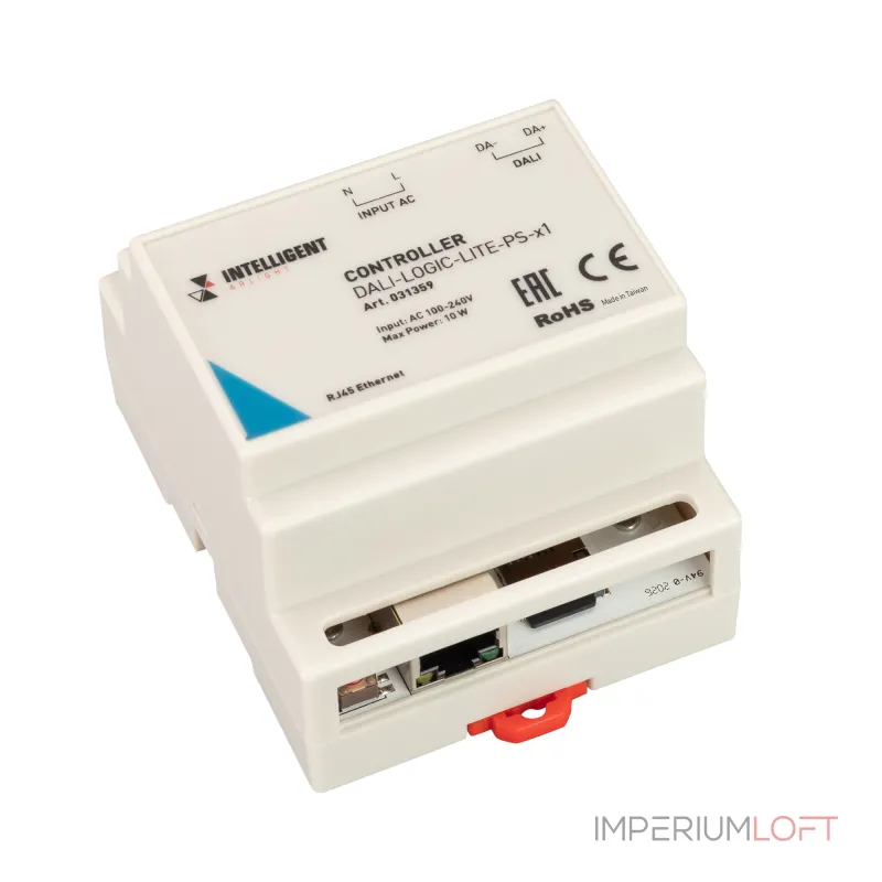 Arlight INTELLIGENT Контроллер DALI-LOGIC-LITE-PS-x1 230B Ethernet INTELLIGENT 031359 Arlight INTELLIGENT Контроллер DALI-LOGIC-LITE-PS-x1 230B Ethernet INTELLIGENT 031359