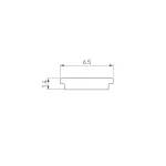 Экран SL-BEVEL-H12-F13-2000 OPAL Arlight 043750