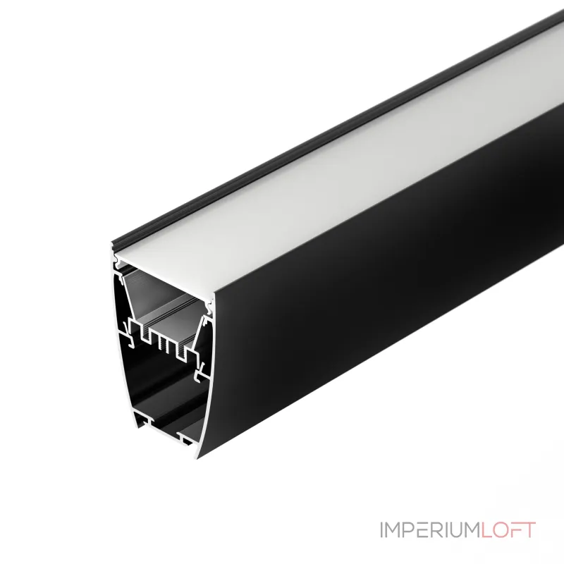 Arlight Профиль LINE-5075-U-HONEYCOMB-2000 BLACK Алюминий 044885