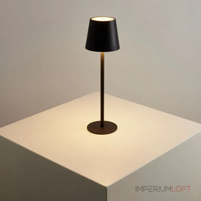 Уличный настольный светильник ARTE LAMP FUYUE A1614LT-1BK в лаконичном стиле