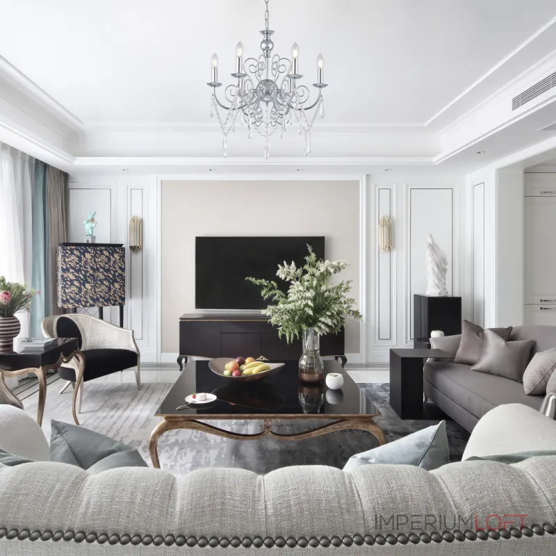 Подвесная люстра Arte Milano AM345620 345620/5 CR
