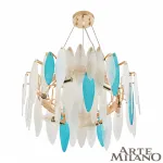 Подвесная люстра Arte Milano AM-7753B 7763B.D600.H300.E14.6 G