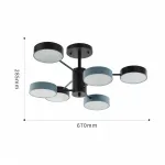Светильник светодиодный Arte Milano Ferrara 250906/6B Bk/Gr от ImperiumLoft