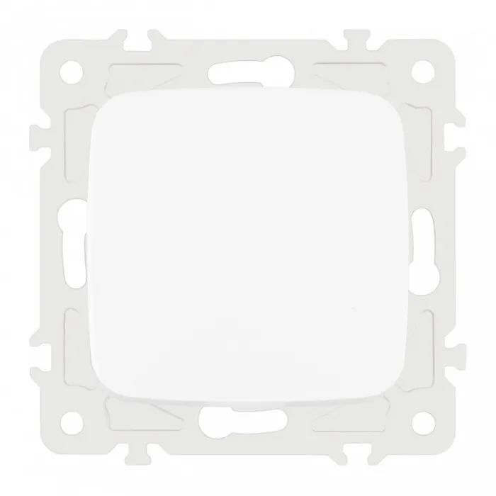 Выключатель одноклавишный, 10AX 250V 205.30-1.white от ImperiumLoft