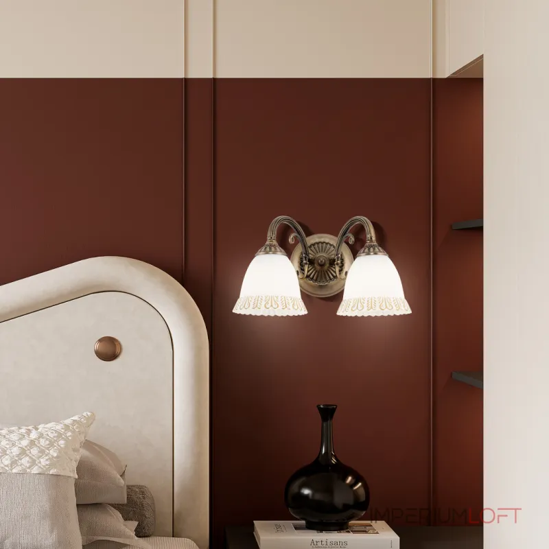 Бра Arte Milano AM347410 347410/2W AB Бра Arte Milano AM347410 347410/2W AB