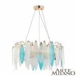 Подвесная люстра Arte Milano AM-7753B 7763B.D600.H300.E14.6 G