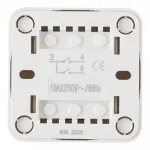 Выключатель двухклавишный, 10AX 250V 310.30-2.white от ImperiumLoft