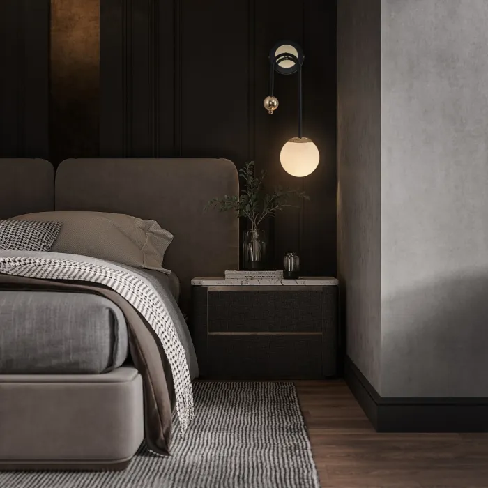 Бра Arte Milano Neapolis-73808 274307/1B BK/GD от ImperiumLoft