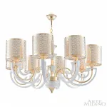 Люстра подвесная Arte Milano Florentia-8857 308857/8 Wh/Gd от ImperiumLoft
