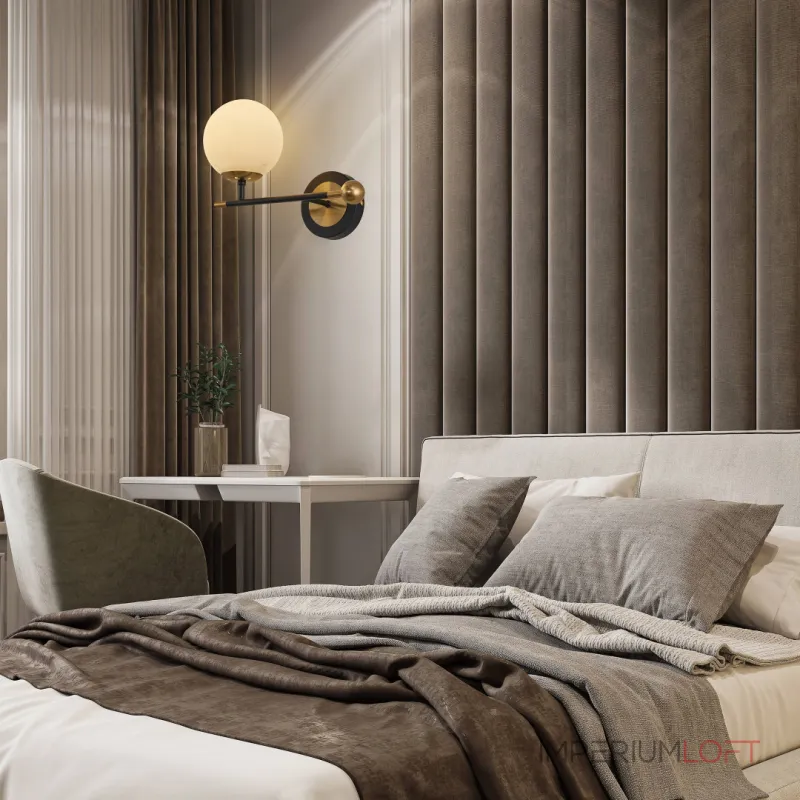 Бра Arte Milano Neapolis-72708 272808/1B BK/GD Бра Arte Milano Neapolis-72708 272808/1B BK/GD