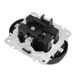 Розетка двойная с заземлением, 16A 250V 202.40-2.black