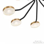 Люстра на штанге Arte Milano Ferrara-76079 276079/8 BK/GD