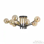 Потолочная люстра Arte Milano Neapolis-73708 273708/10 BK/GD