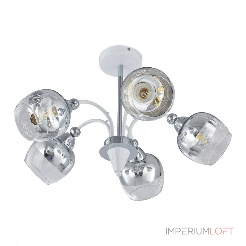 Люстра на штанге Arte Milano Napoli-326008 326008/5A WH+CR